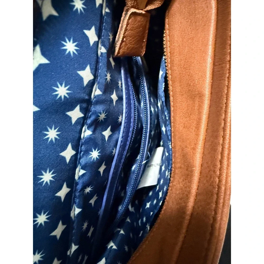 Disney Loungefly Pinocchio Jiminy Cricket Storybook Brown Faux Leather Backpack - Picture 11 of 12
